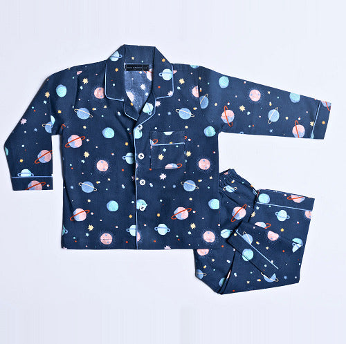 Space Full Sleeves Night Suit