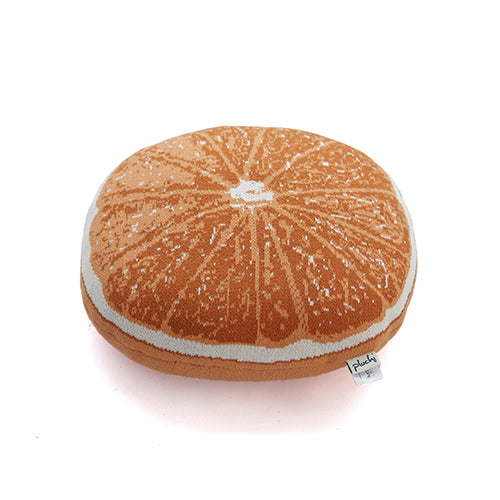 Juicy Orange - Cotton Knitted Shaped Cushion Pillow
