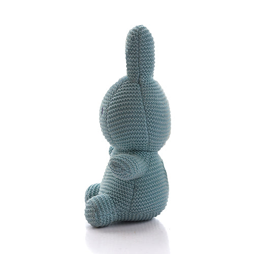 Peter Bunny- Cotton Knitted Stuffed Soft Toy Sky blue