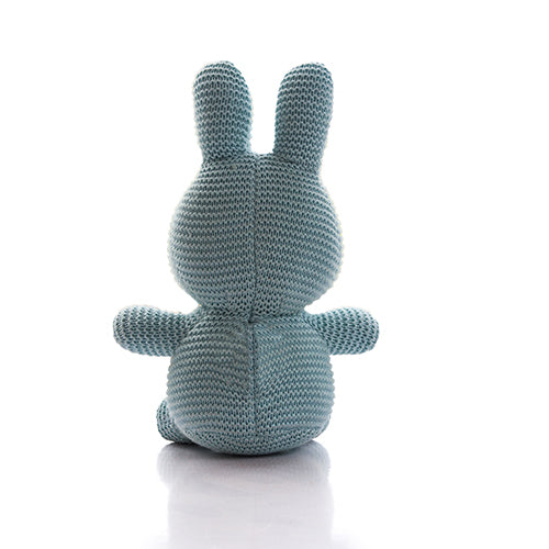 Peter Bunny- Cotton Knitted Stuffed Soft Toy Sky blue