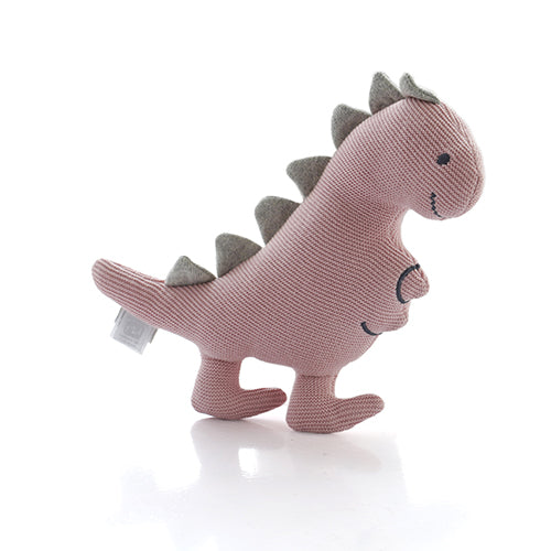 Cute Dino - Bubblgum Pink / Light Grey Melange