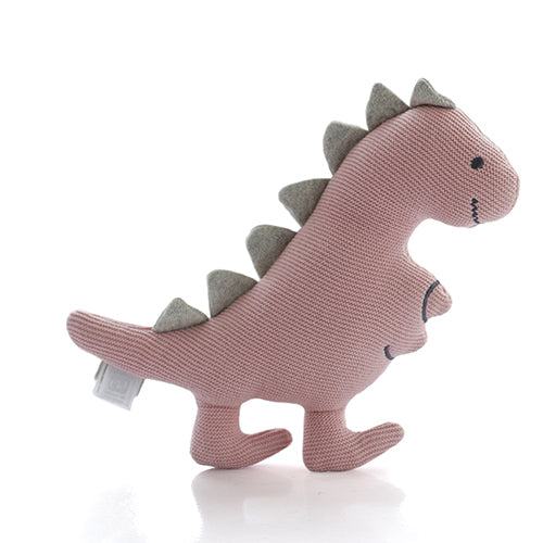 Cute Dino - Bubblgum Pink / Light Grey Melange