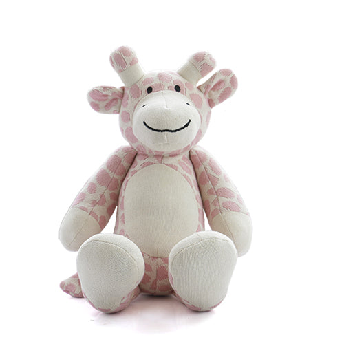 Tall Giraffe - Bubblegum Pink / Ivory