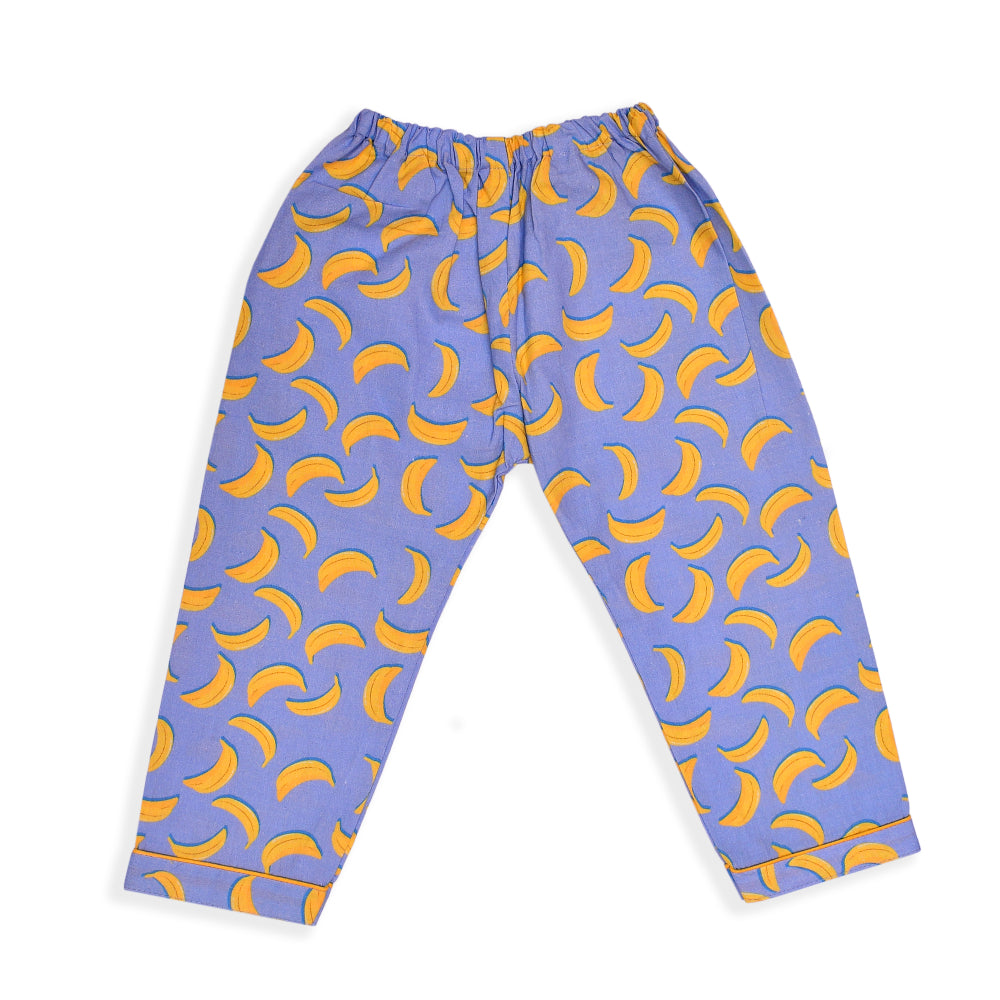 Purple Bananas Night Suit (Full Sleeves)