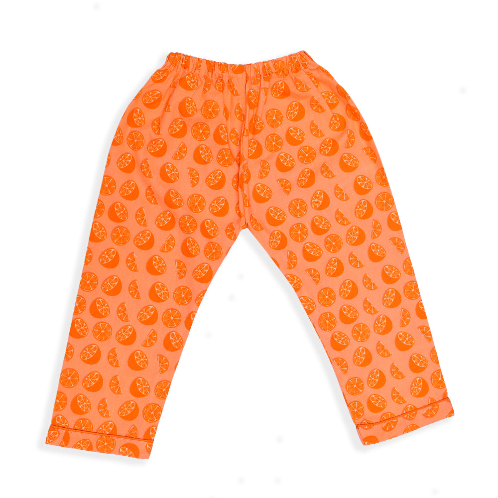 Orange Night Suit (Full Sleeves)