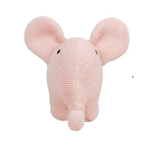 Elephant-Cotton Knitted Stuffed Soft Toy