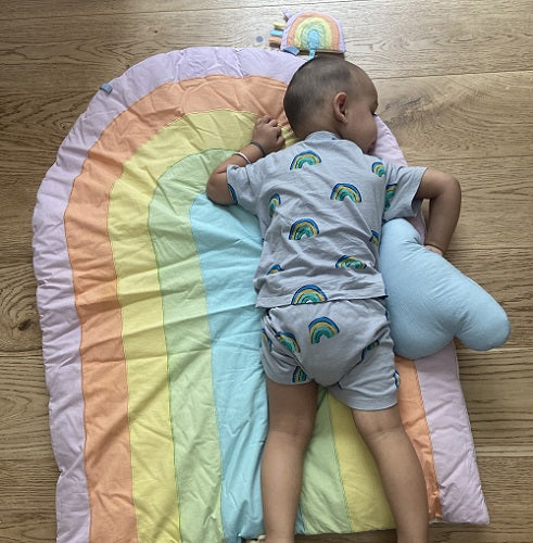 Quilted Rainbow Playmat