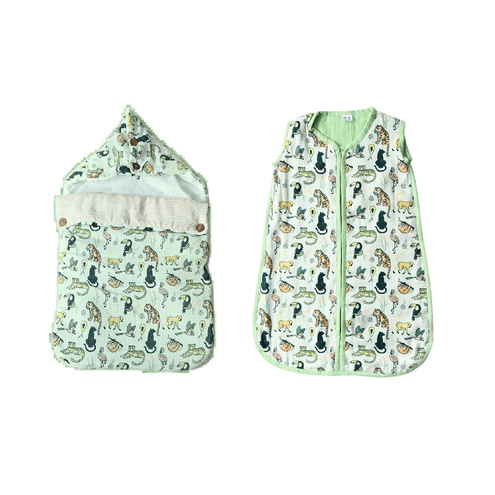 Combo of Sleep Sack &amp; Carry Nest - Tropical Rainforest