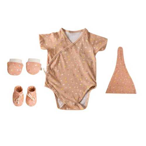 Orange Terazzo Newborn Gift Bundle