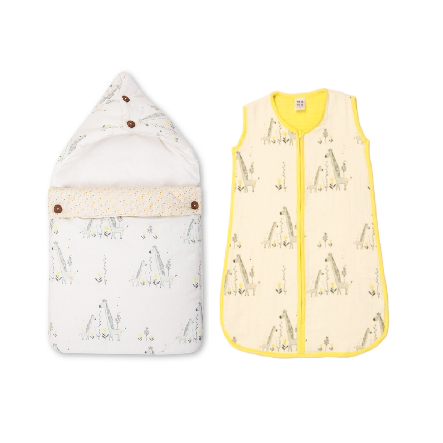 Combo of Sleep Sack &amp; Carry Nest - Giraffe